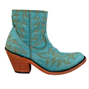Caborca Silver Liberty Black Katherine Western Boots GUC $240 Size 5.5    S3249